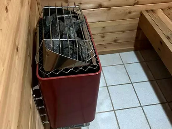 One of two Saunas in the Clubhouse