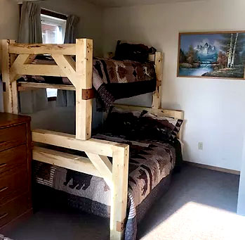 Bunks in Steelhead River Cabin